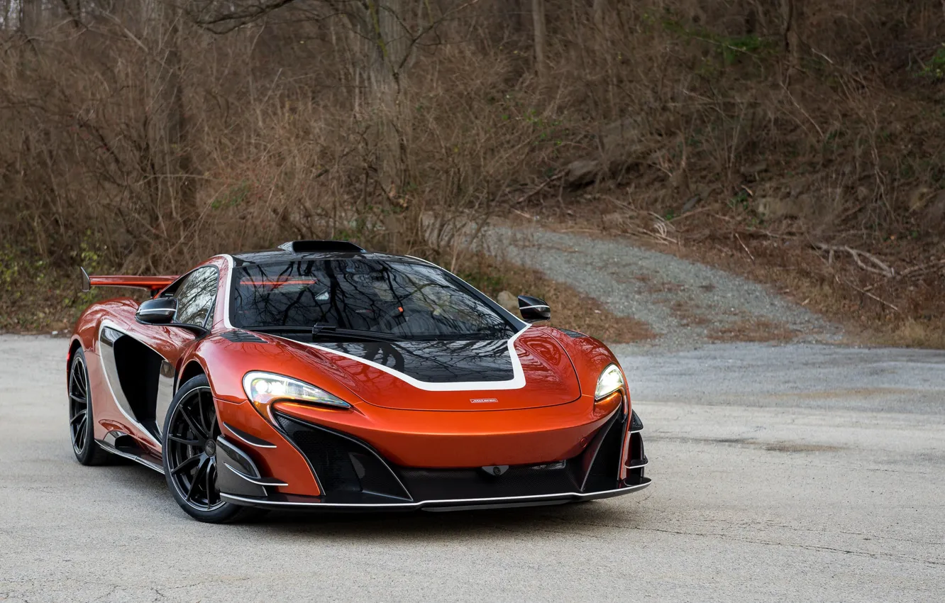 Photo wallpaper McLaren, Orange, MSO