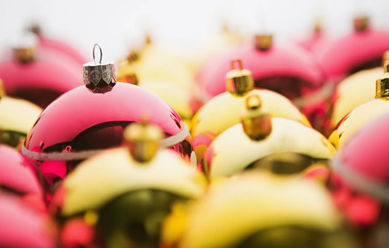 Photo wallpaper balls, holiday, new year, the scenery, happy new year, christmas decoration, Christmas Wallpaper, christmas color