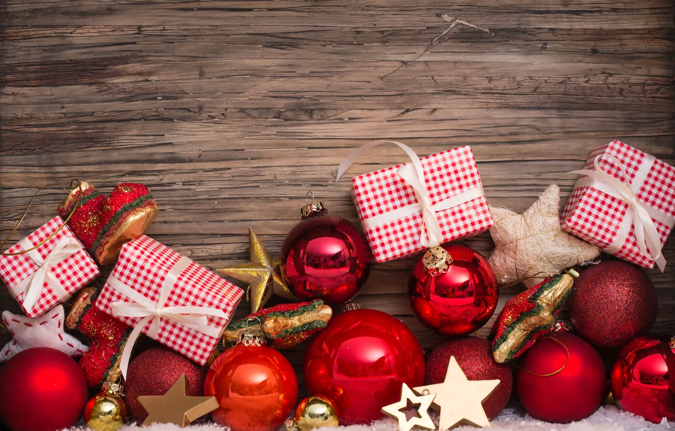 Photo wallpaper balls, decoration, holiday, new year, Christmas, Christmas, New Year