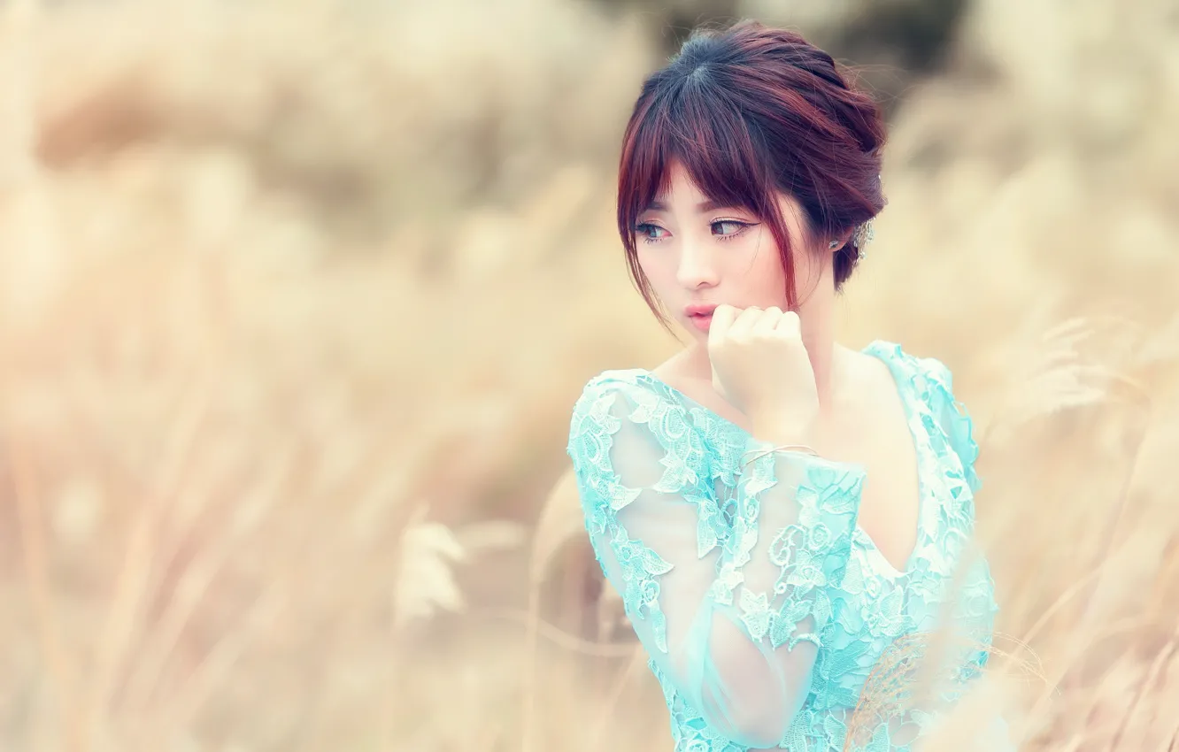 Photo wallpaper mood, model, Asian