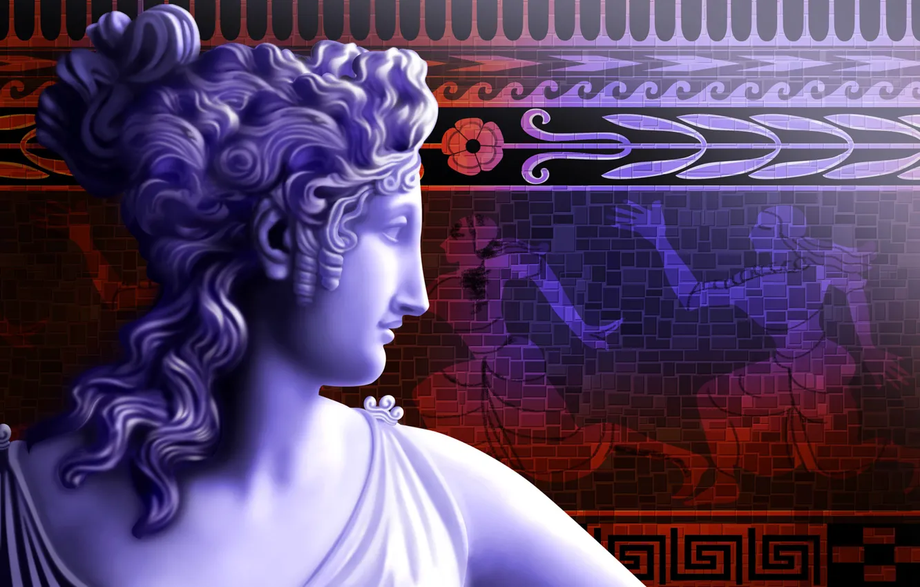 Photo wallpaper patterns, Greece, Venus, mural, goddess, Greece, Venus, Aphrodite