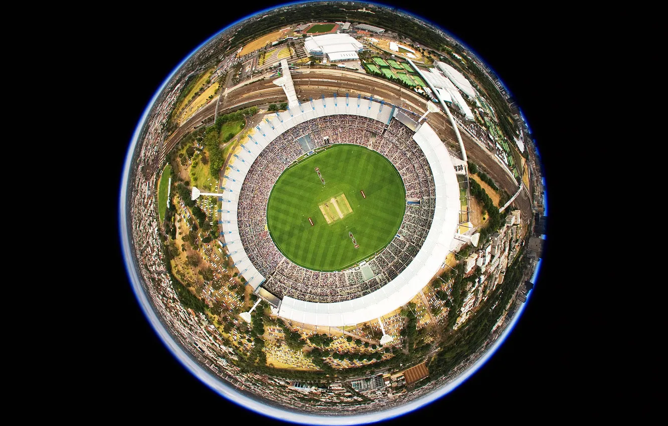 Photo wallpaper Australia, stadium, cricket, Melbourne