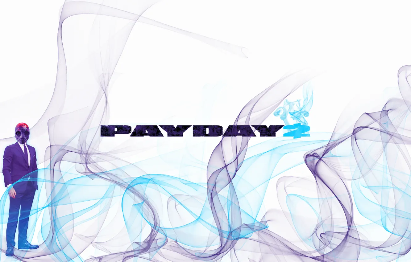 Photo wallpaper mask, overkill, Payday 2, Payday, PAYDAY