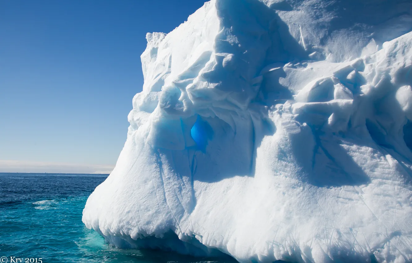 Photo wallpaper landscape, nature, iceberg, Antarctica