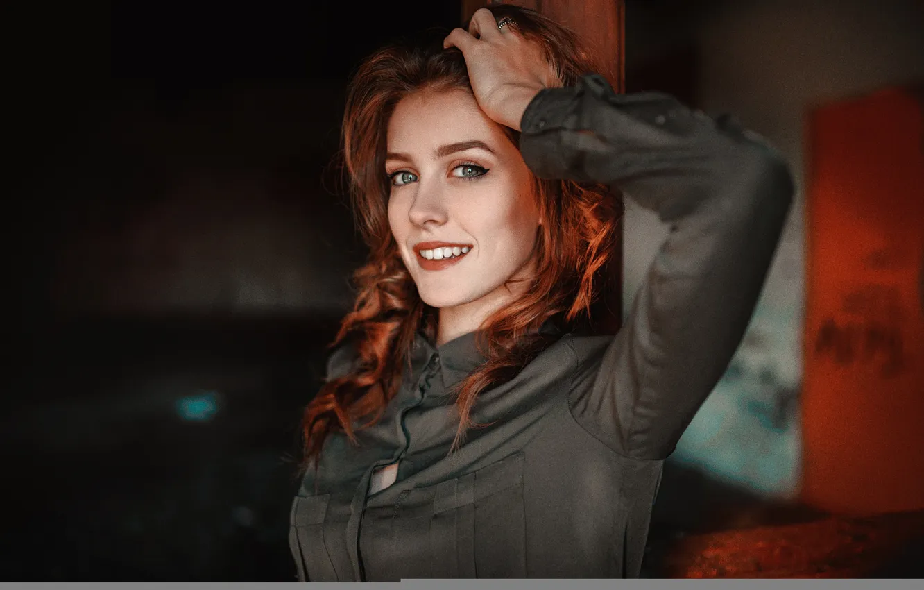 Photo wallpaper girl, white, sexy, black, fashion, studio, woman, eyes