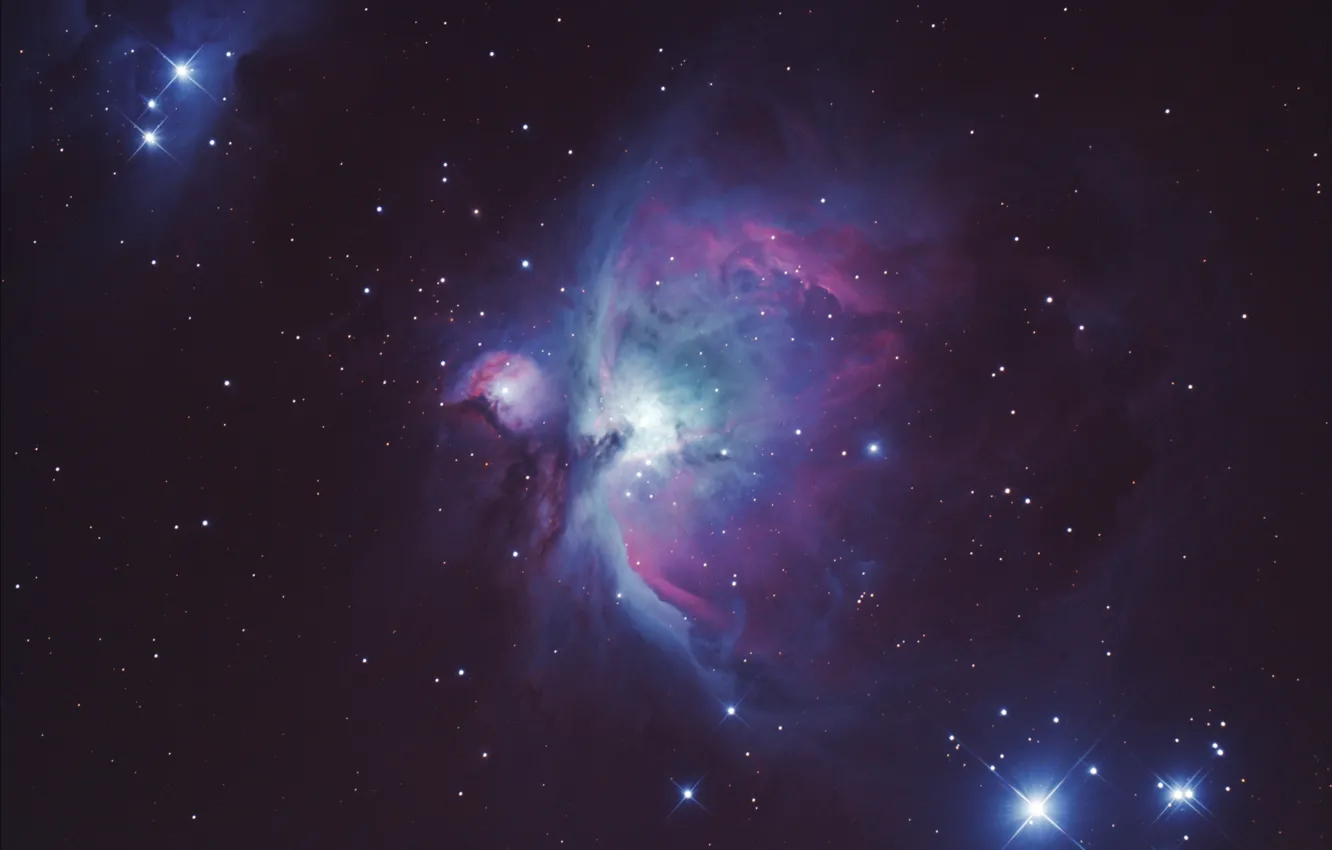 Photo wallpaper stars, M42, Orion-Nebula