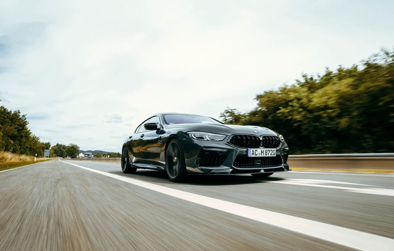 Photo wallpaper auto, movement, coupe, speed, BMW, Gran Coupe, AC Schnitzer, 2020