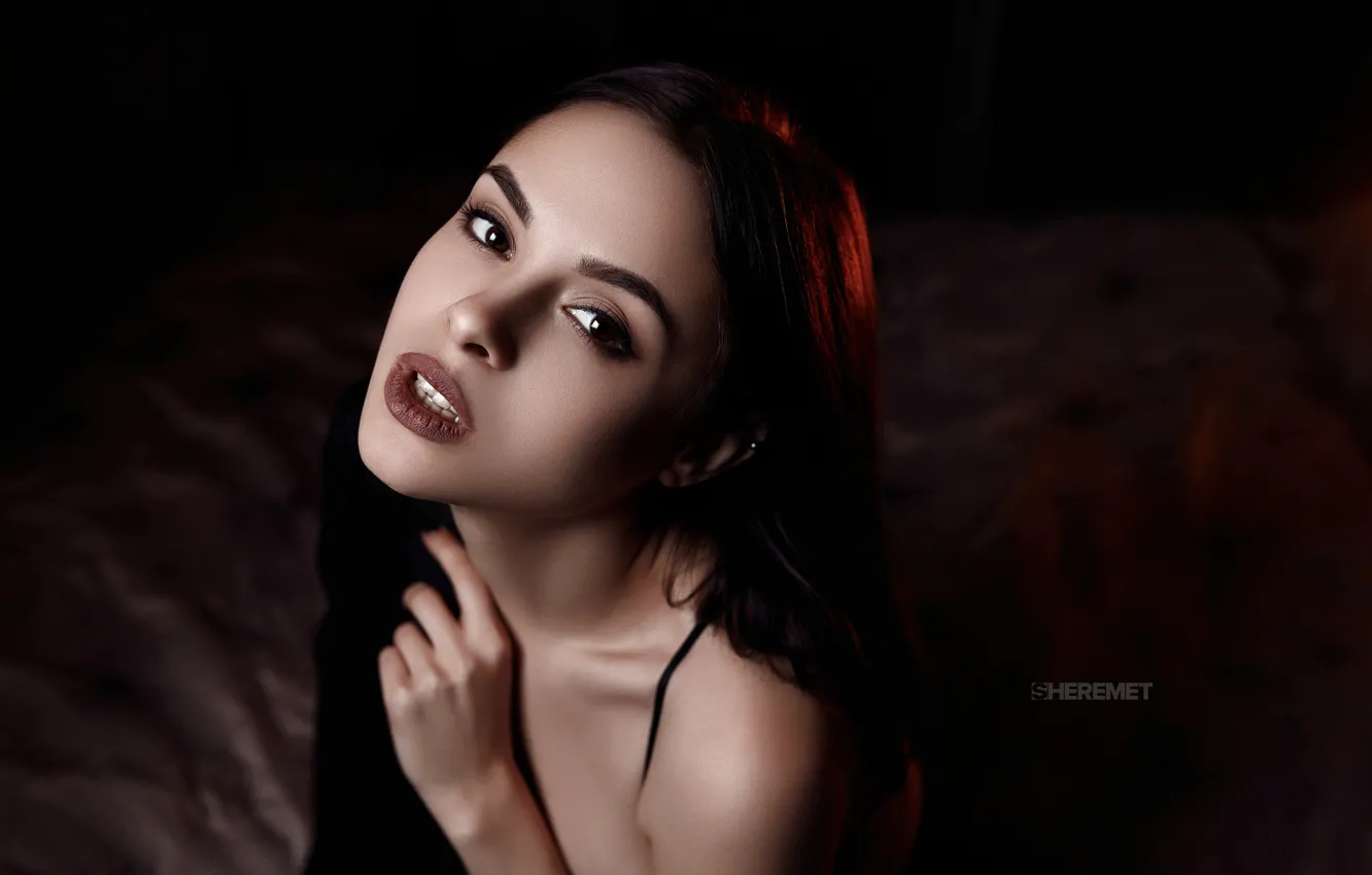 Photo wallpaper look, girl, pose, shoulders, Ivan Sheremet, Inna Shmatko