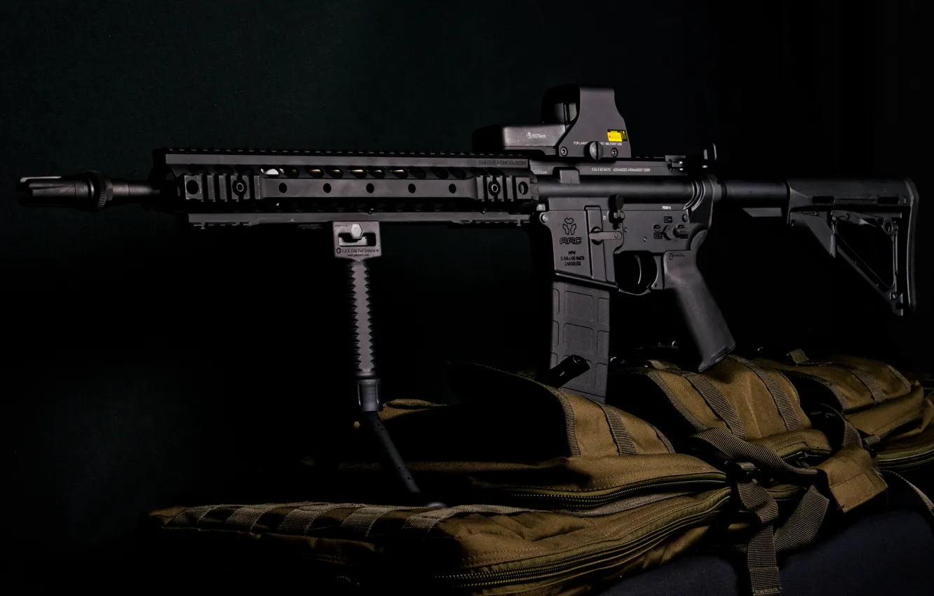 Photo wallpaper weapons, assault rifle, fry, magpul