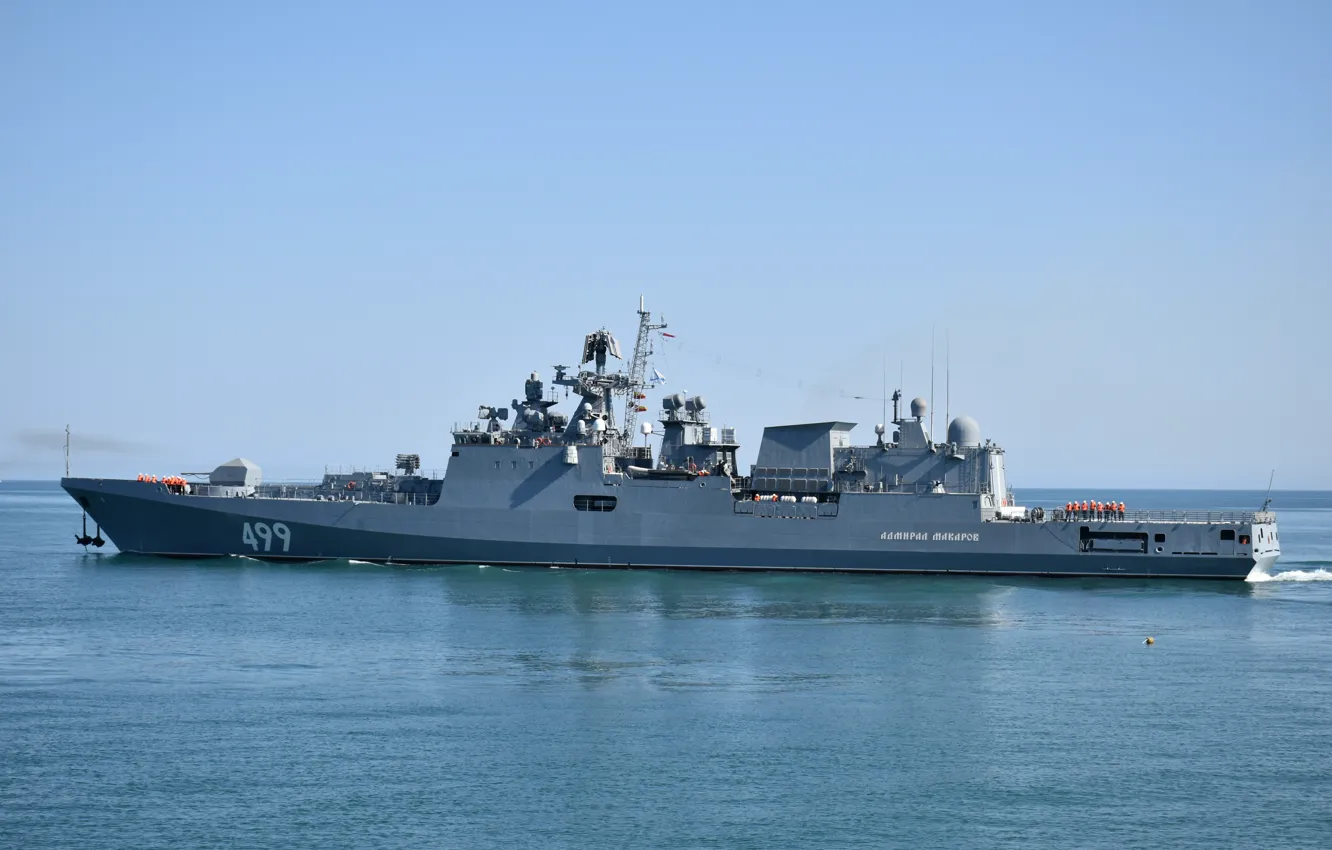 Photo wallpaper the project 11356, Admiral Makarov, Author Erne, frigate