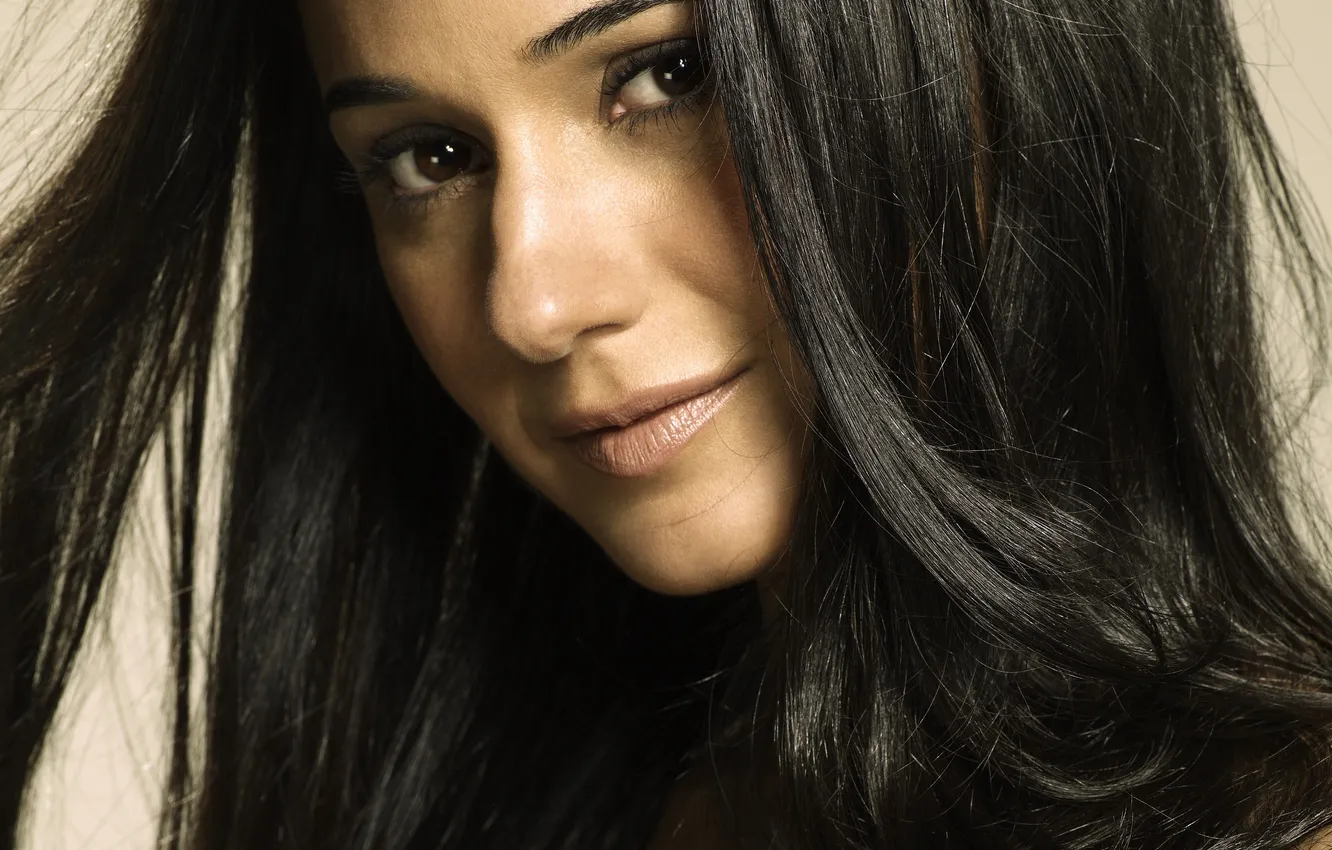 Photo wallpaper look, girl, face, hair, actress, Emmanuelle Chriqui, Emmanuelle Chriqui