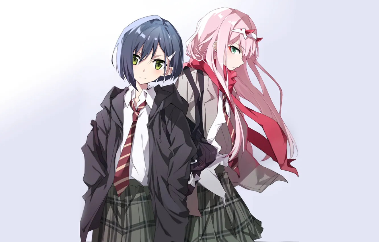 Photo wallpaper girl, Ichigo, 002, Darling In The Frankxx, Cute in France