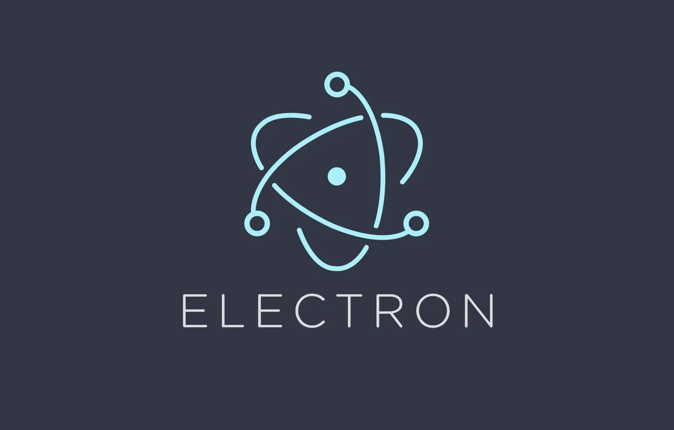 Photo wallpaper programming, code, Electron