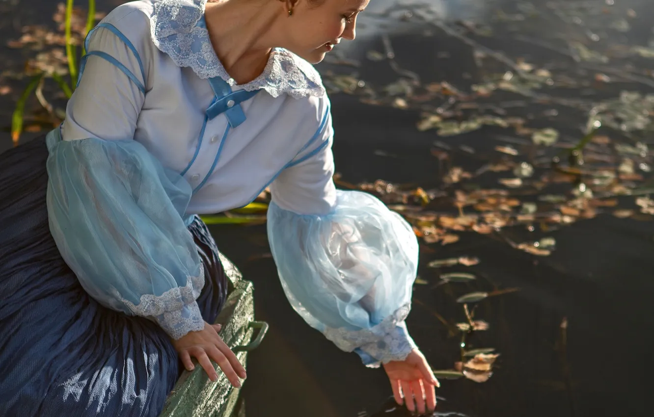 Photo wallpaper river, for, boat, Tatyana Shepeleva