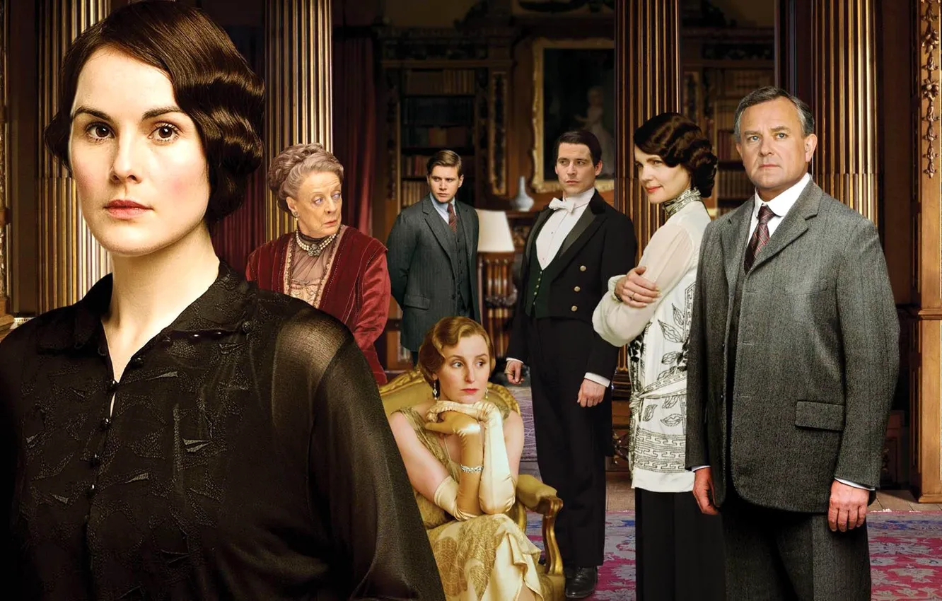 Photo wallpaper collage, the series, drama, Downton Abbey