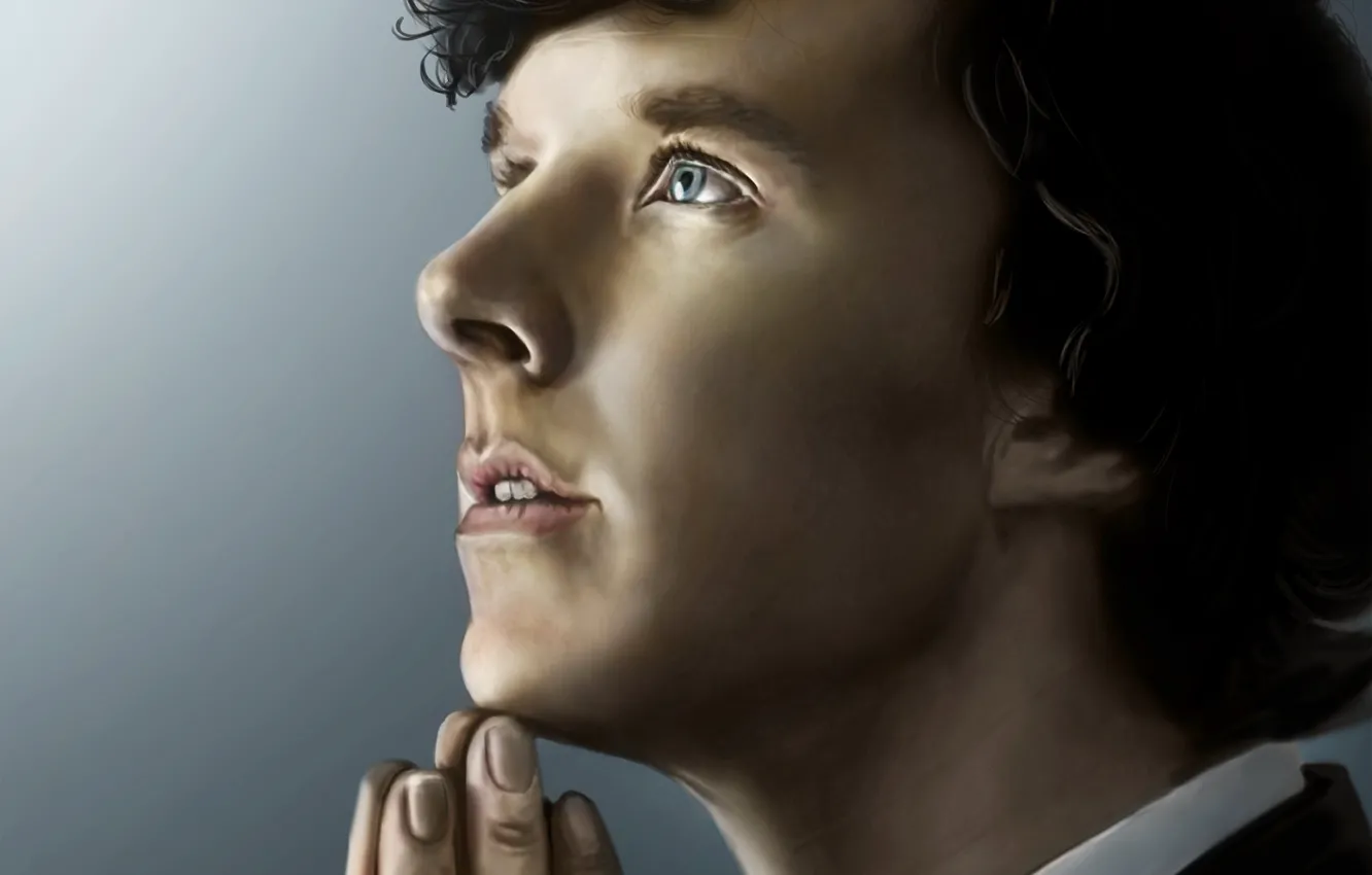 Photo wallpaper art, painting, detective, Sherlock Holmes, Sherlock, Sherlock, Sherlock BBC, Sherlock Holmes