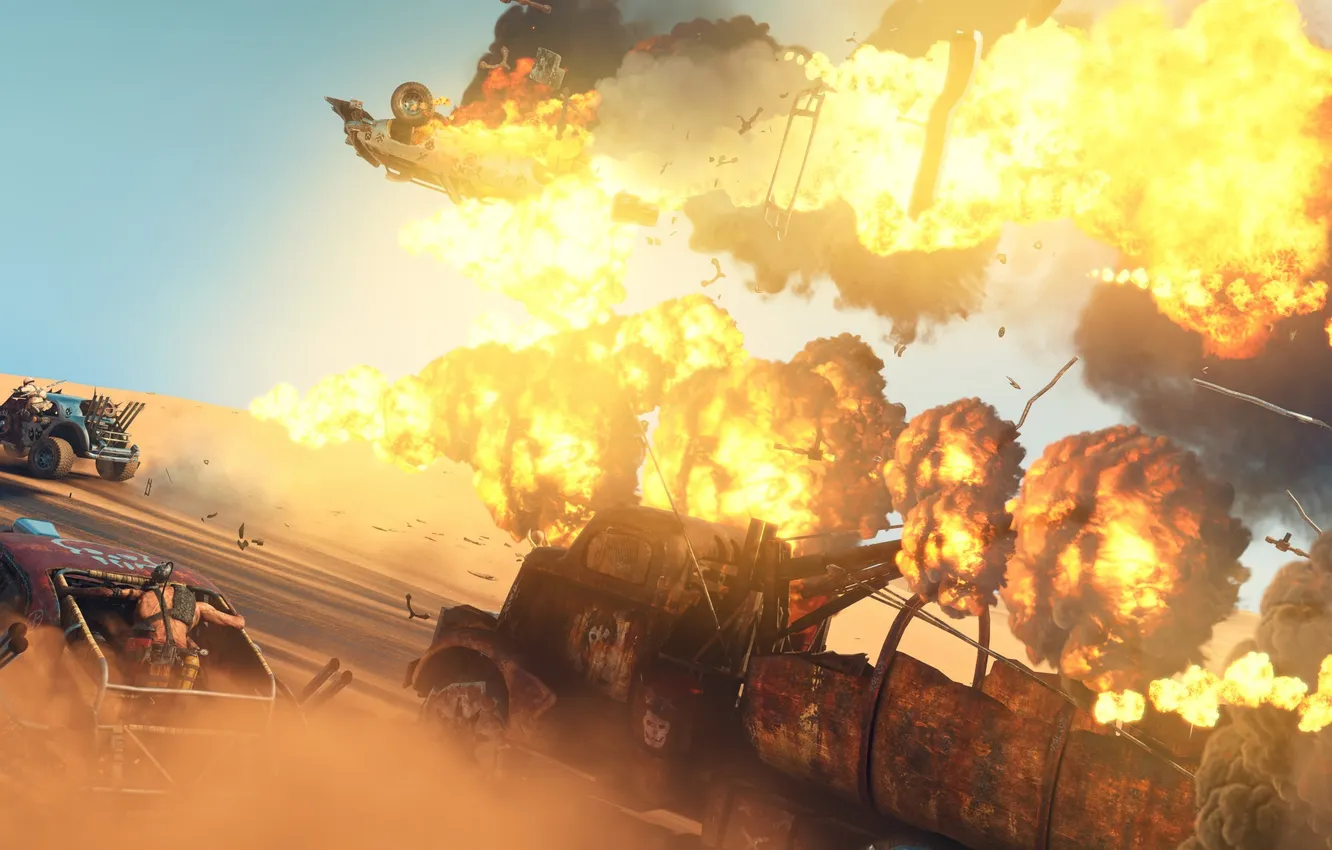 Photo wallpaper chase, Mad Max, Fury Road, Mad Max, Road rage