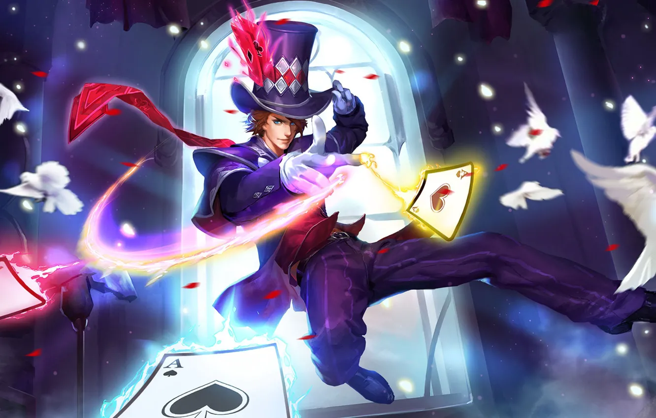 Photo wallpaper the game, map, hat, guy, King of Glory, The king of glory