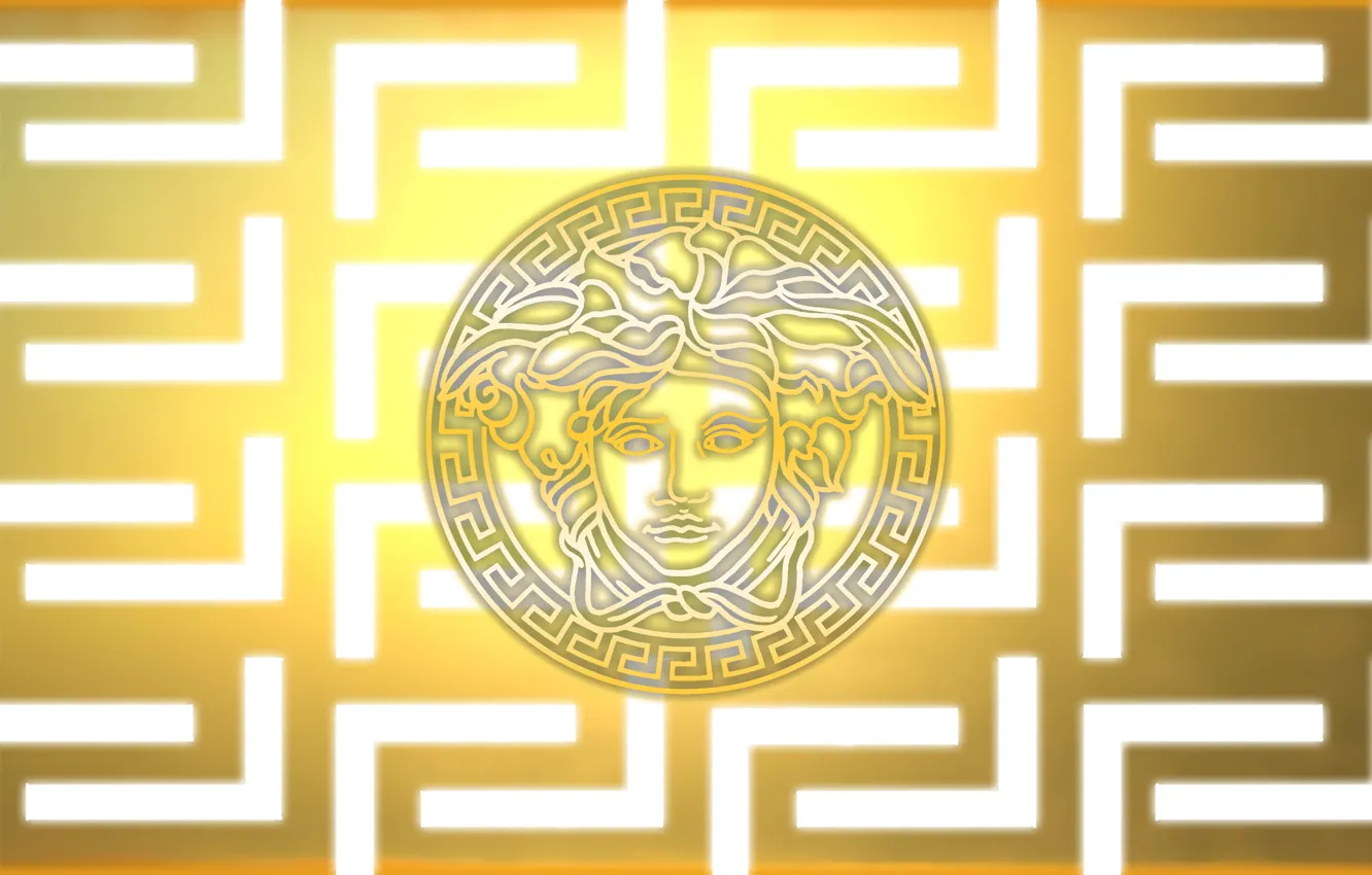 Photo wallpaper logo, brand, brend, cold, Versace