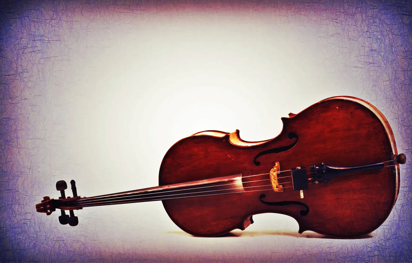 Photo wallpaper retro, cello, musical instrument