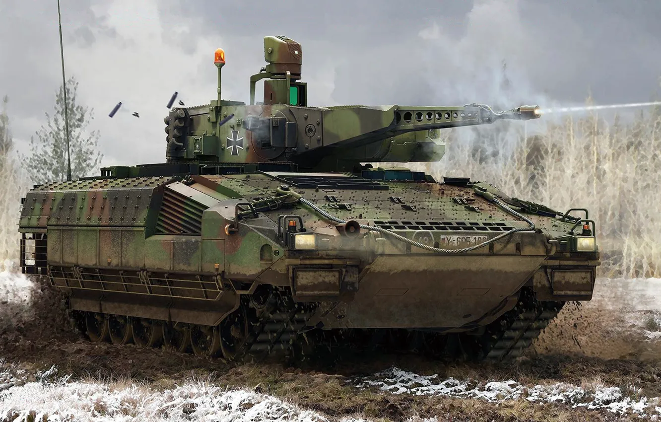 Photo wallpaper Puma, BMP, German infantry fighting vehicle, Puma Infantry Fighting Vehicle, Armored combat vehicle