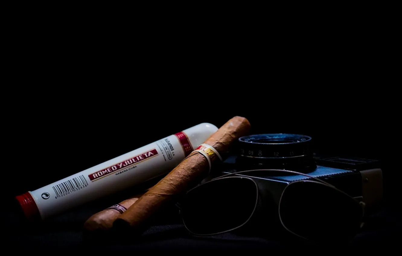 Photo wallpaper cuban cigars, photoart, Chaika-3, Still-life