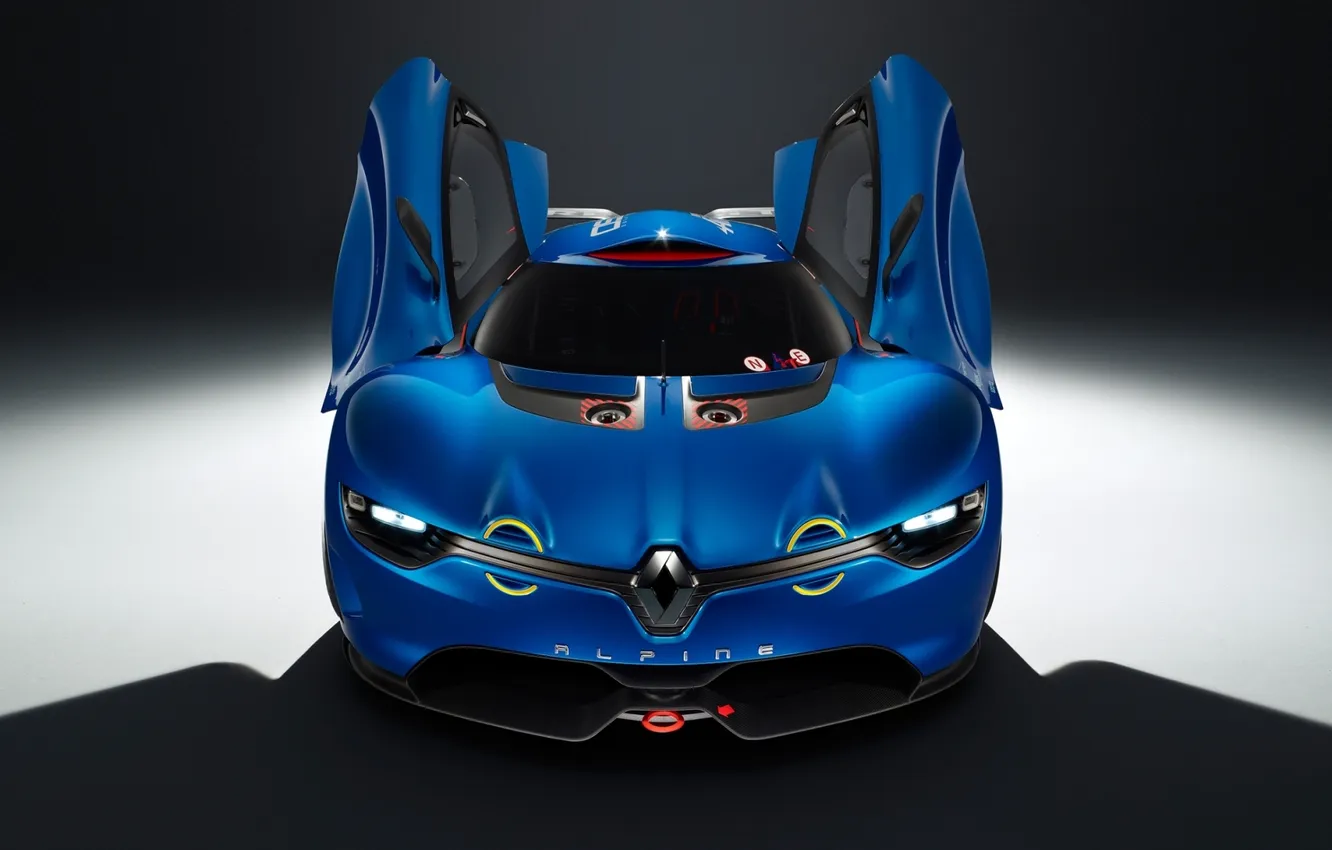 Photo wallpaper Concept, the door, the concept, Renault, twilight, the front, Reno, Alpine