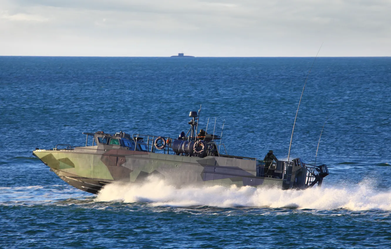 Photo wallpaper boat, combat, purpose, special, The black sea, БК18