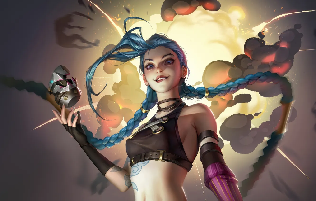 Photo wallpaper chaos, queen, Jinx