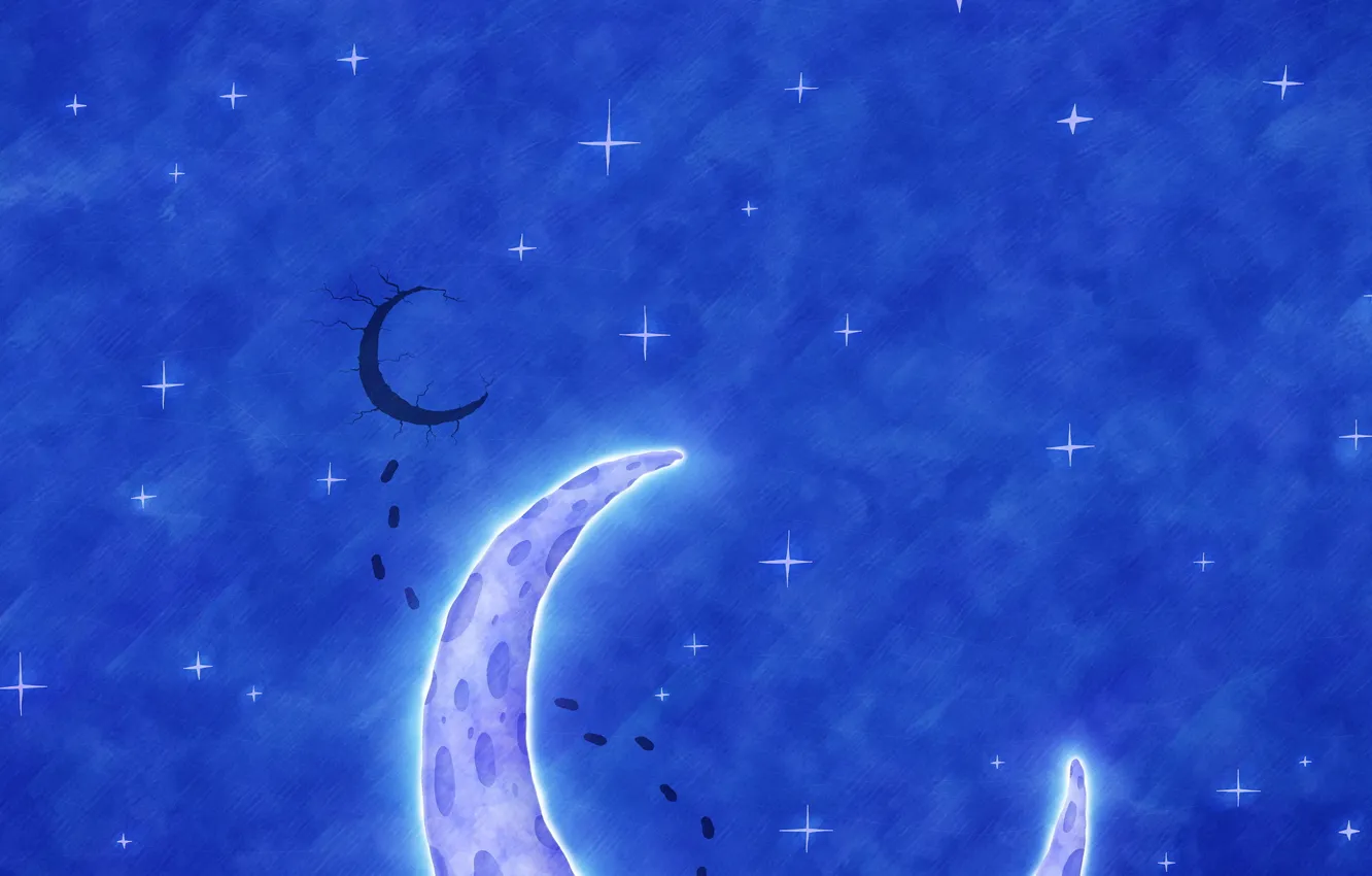 Photo wallpaper the sky, style, the moon, figure, vlad