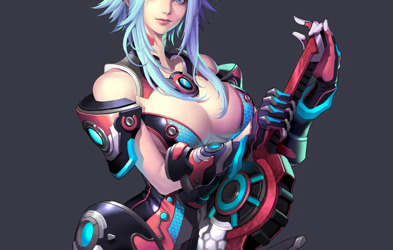 Photo wallpaper girl, MMORPG, Scarlet blade