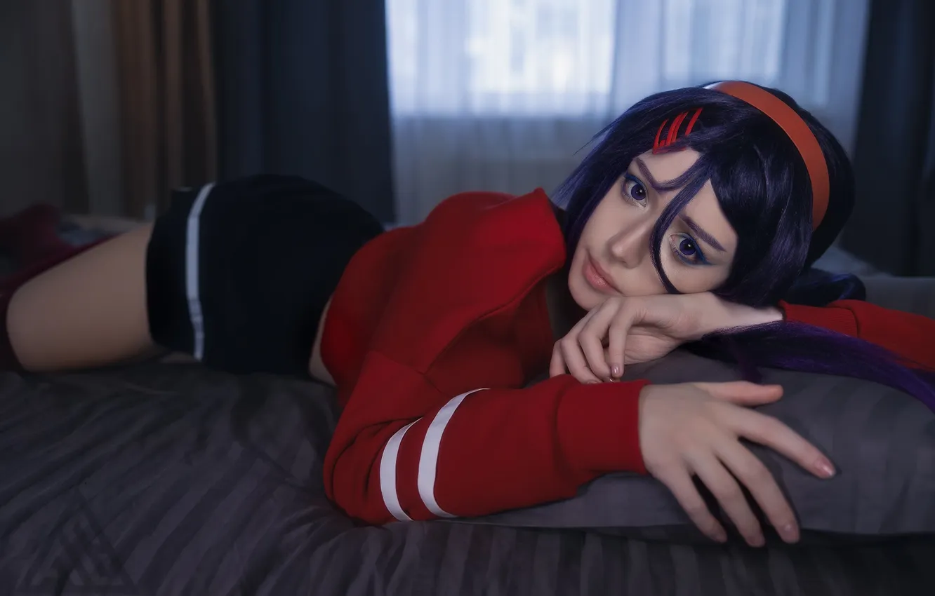 Photo wallpaper look, girl, the game, cosplay, mita, MiSide, STATFFOR, The good Mita