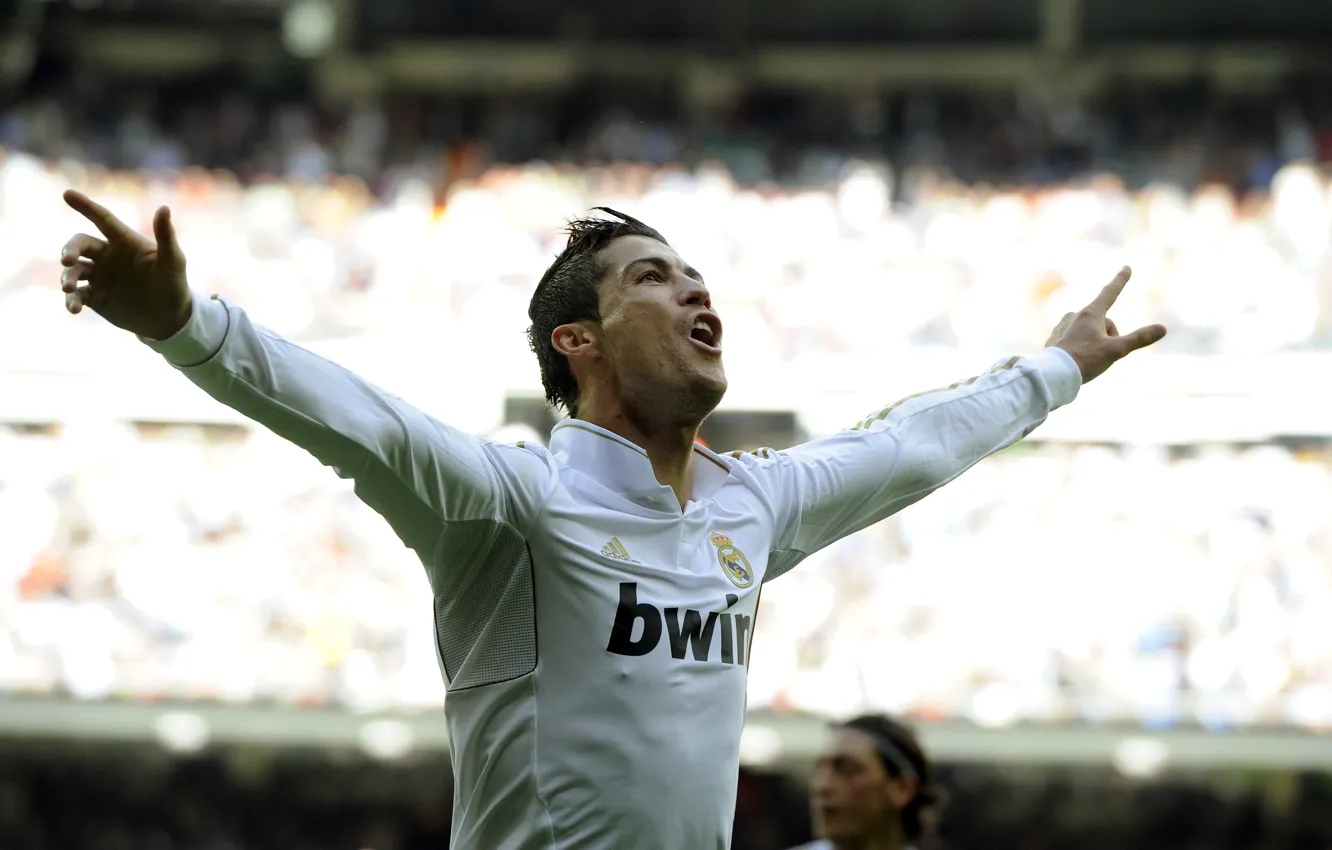 Photo wallpaper Real Madrid, Real Madrid, Ronaldo, Ronaldo, the Santiago bernabéu stadium