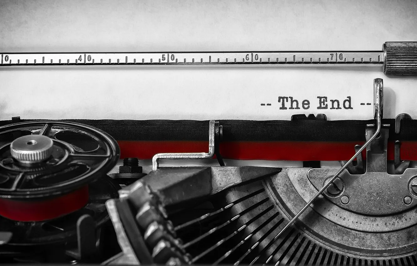 Photo wallpaper the end, The End, end