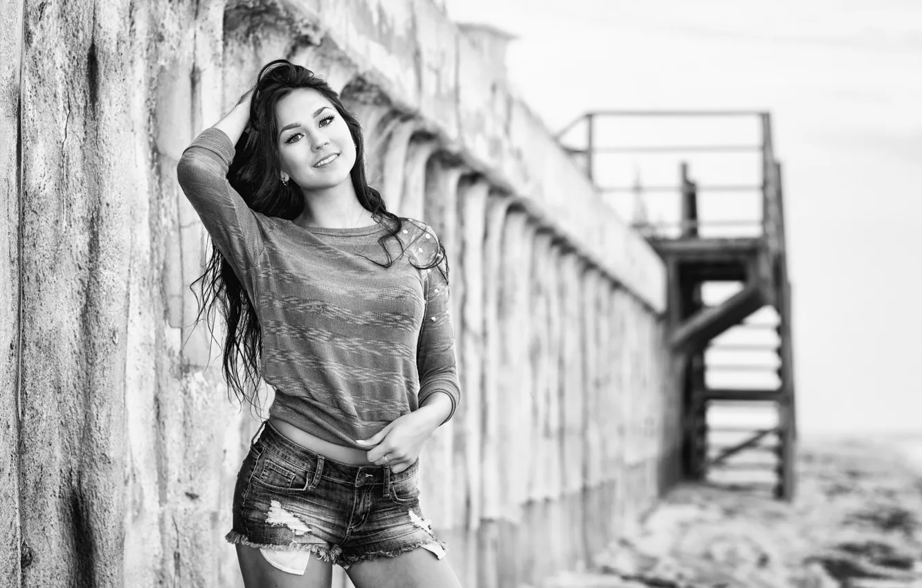 Photo wallpaper summer, girl, face, smile