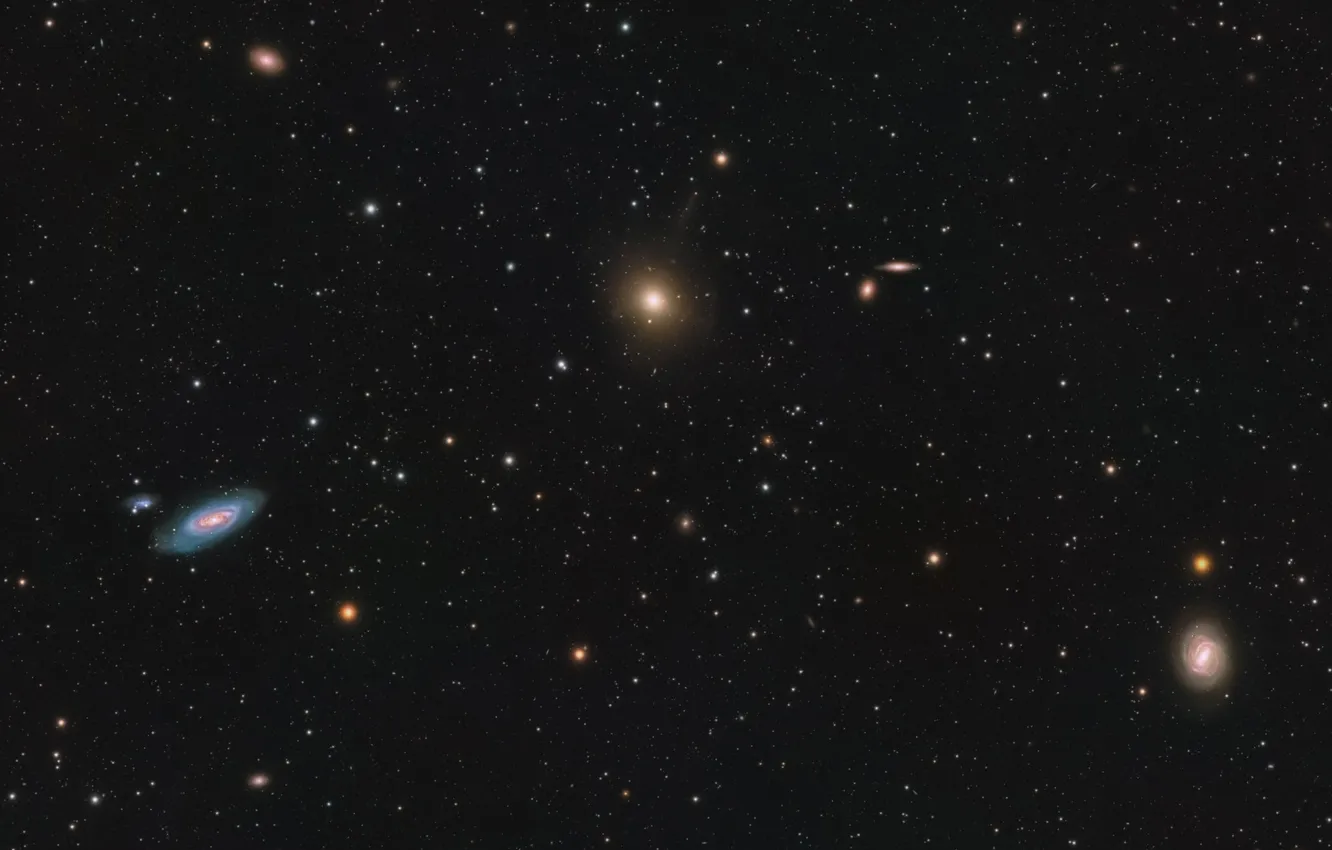 Photo wallpaper the sky, space, stars, the universe, galaxy, space, astrophotography