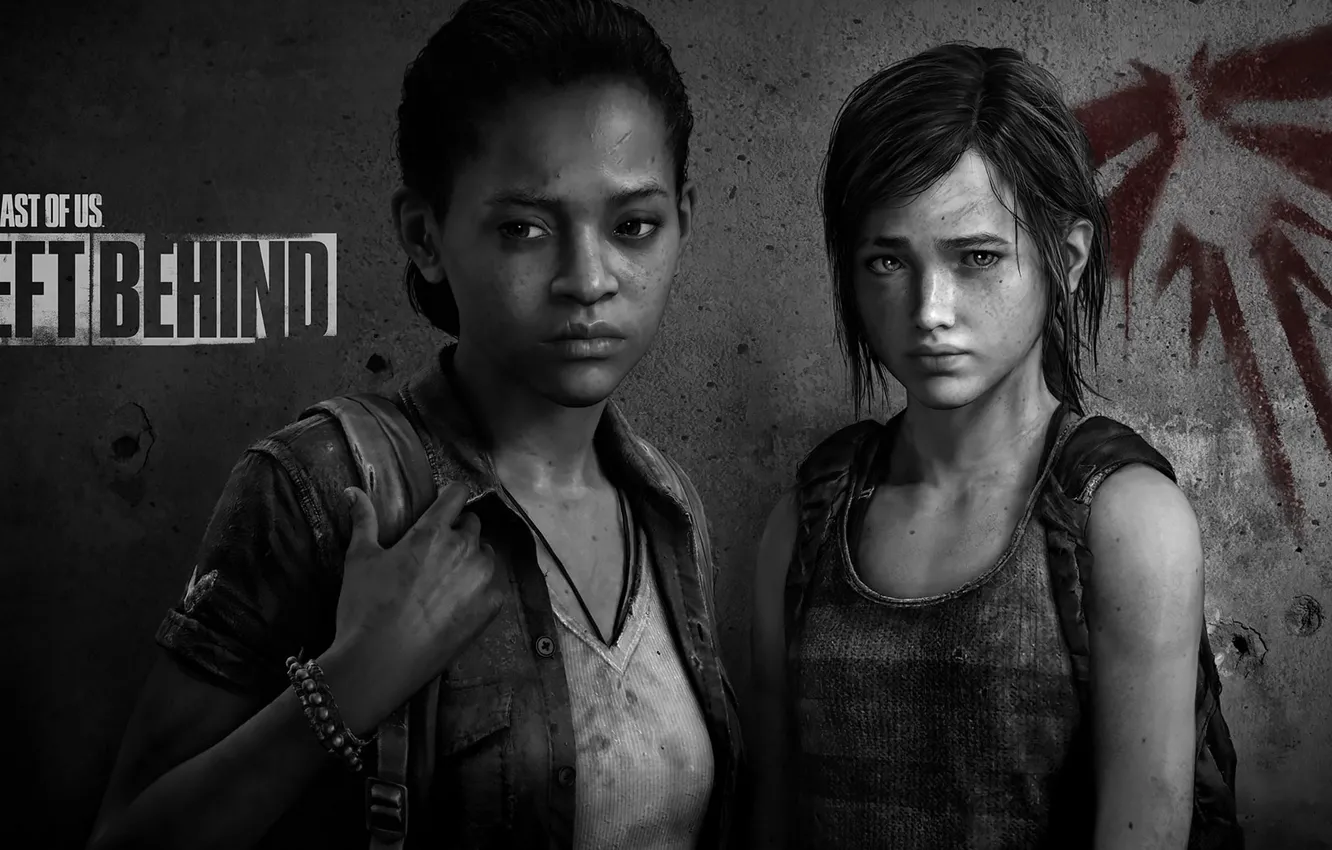 Photo wallpaper PlayStation 3, Ellie, Riley, Last Of Us Left Behind