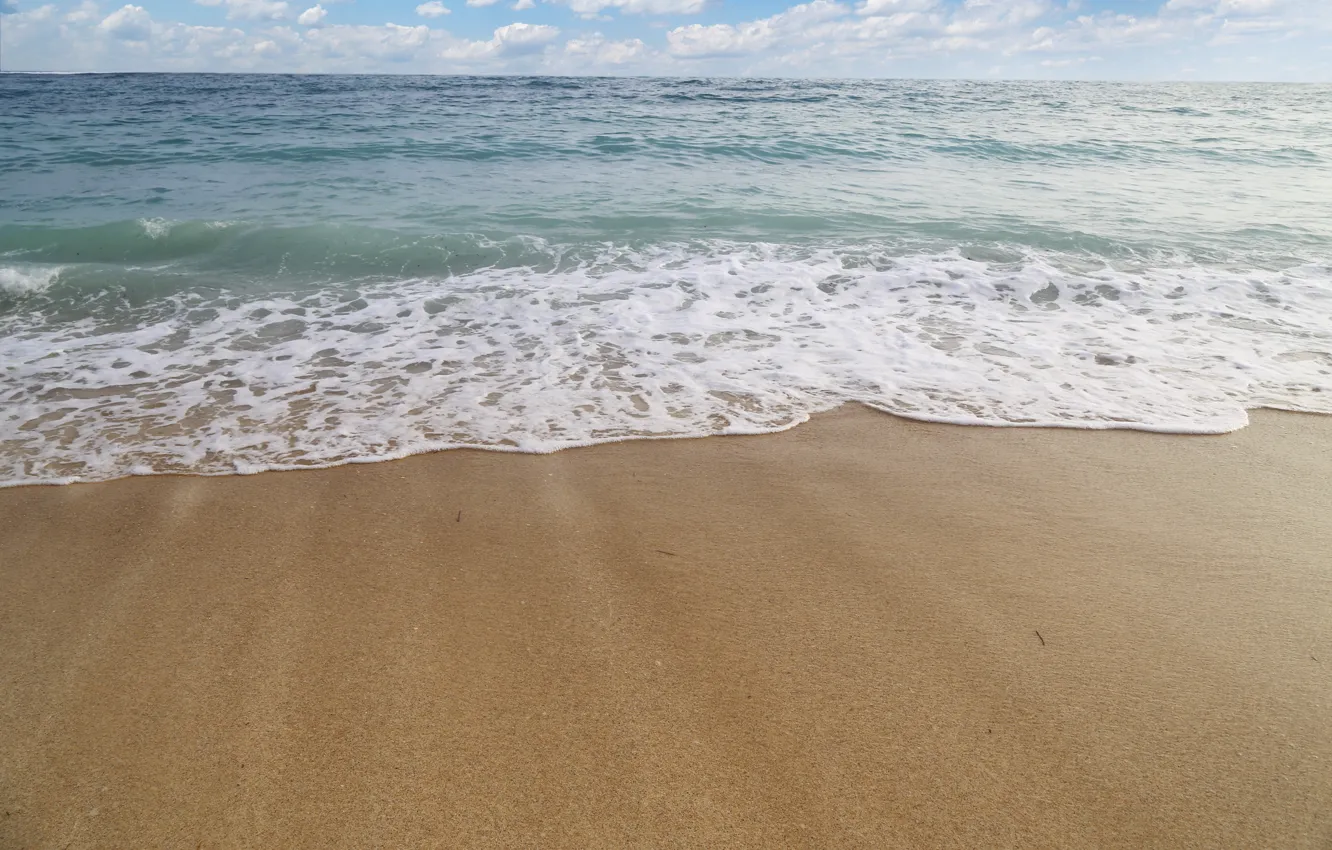 Photo wallpaper sand, sea, beach, waves, beach, sea, sand