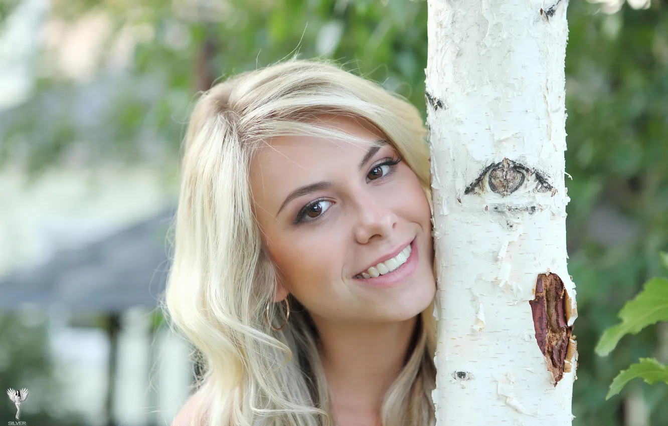 Photo wallpaper girl, beautiful, model, blonde