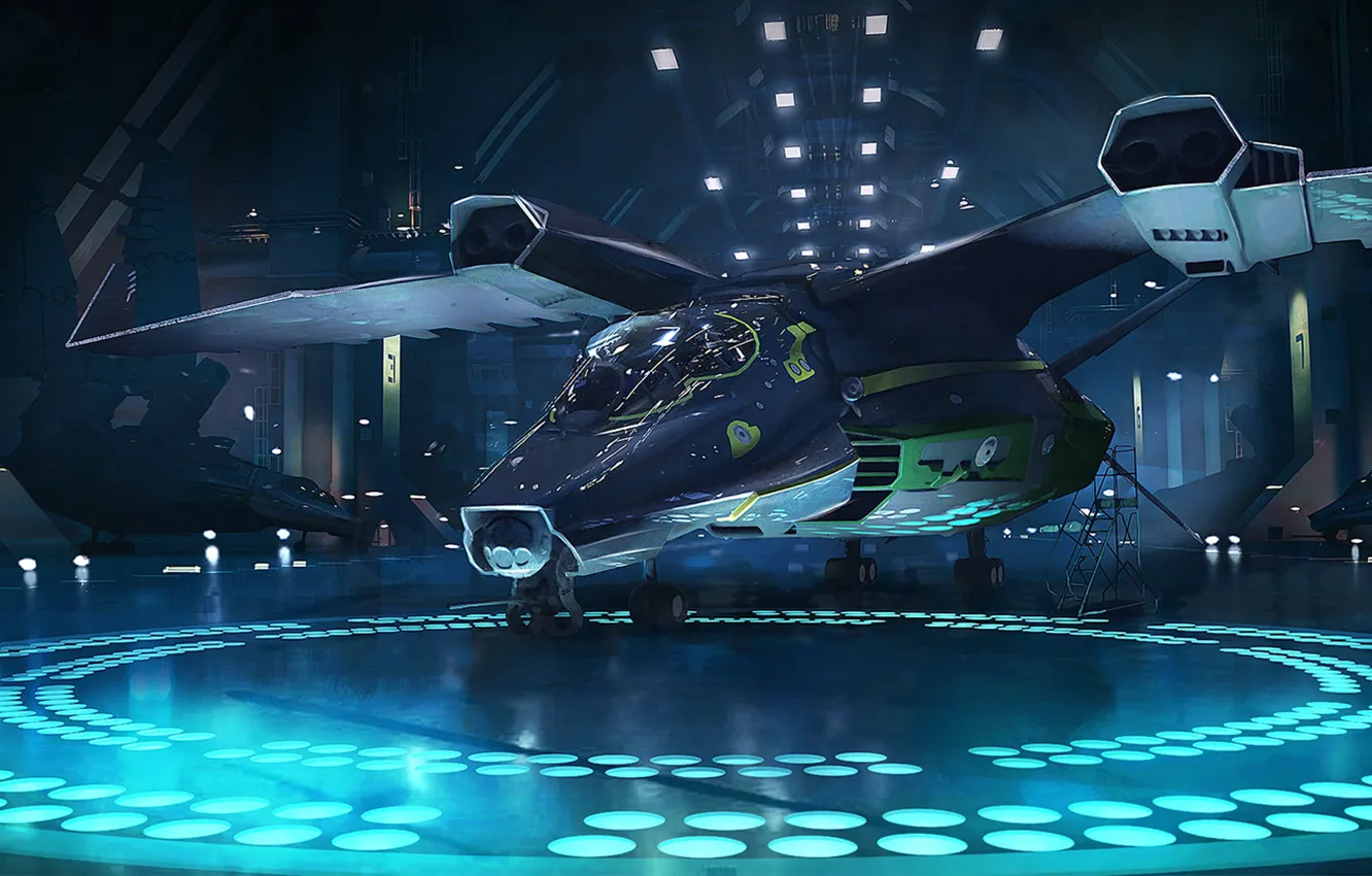 Photo wallpaper Concept, art, science fiction, Gilles Beloeil