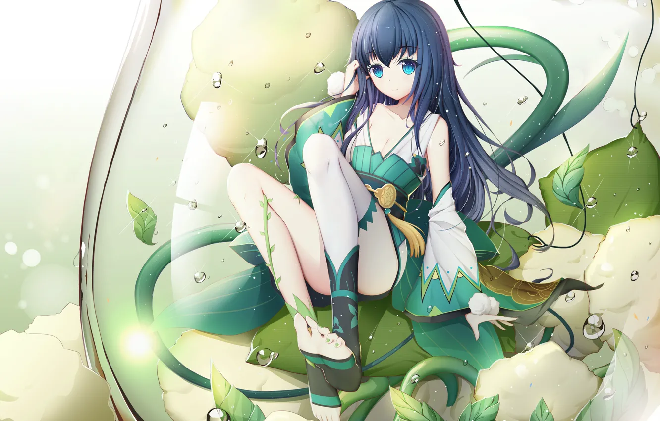 Photo wallpaper girl, anime, art, Onmyouji