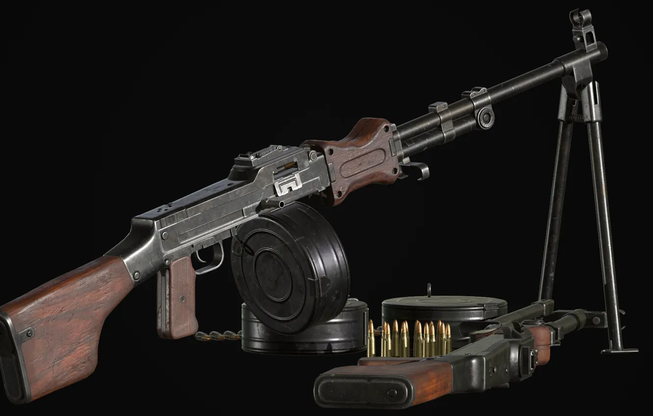 Wallpaper Russia Light Machine Gun Degtyarev Rpd 44 For Mobile And