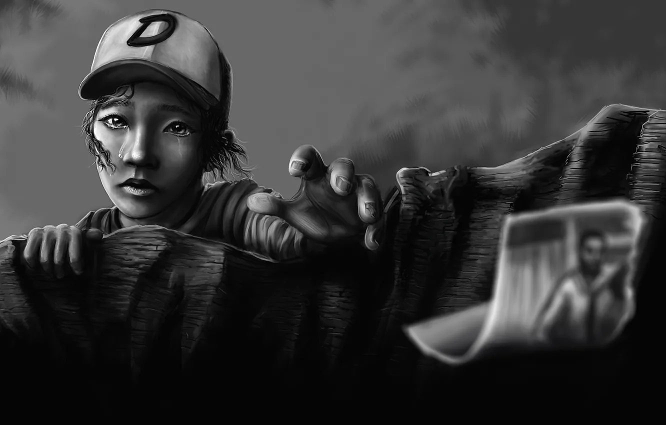 Photo wallpaper the game, The Walking Dead, The walking dead, Clementine, season 2, Clementine