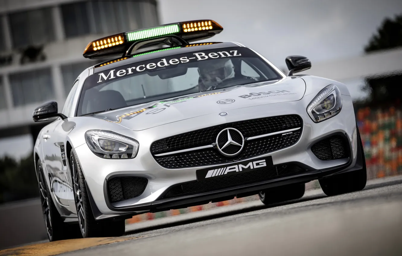 Photo wallpaper Mercedes, Mercedes, AMG, DTM, Safety Car, 2015, GT S, C190