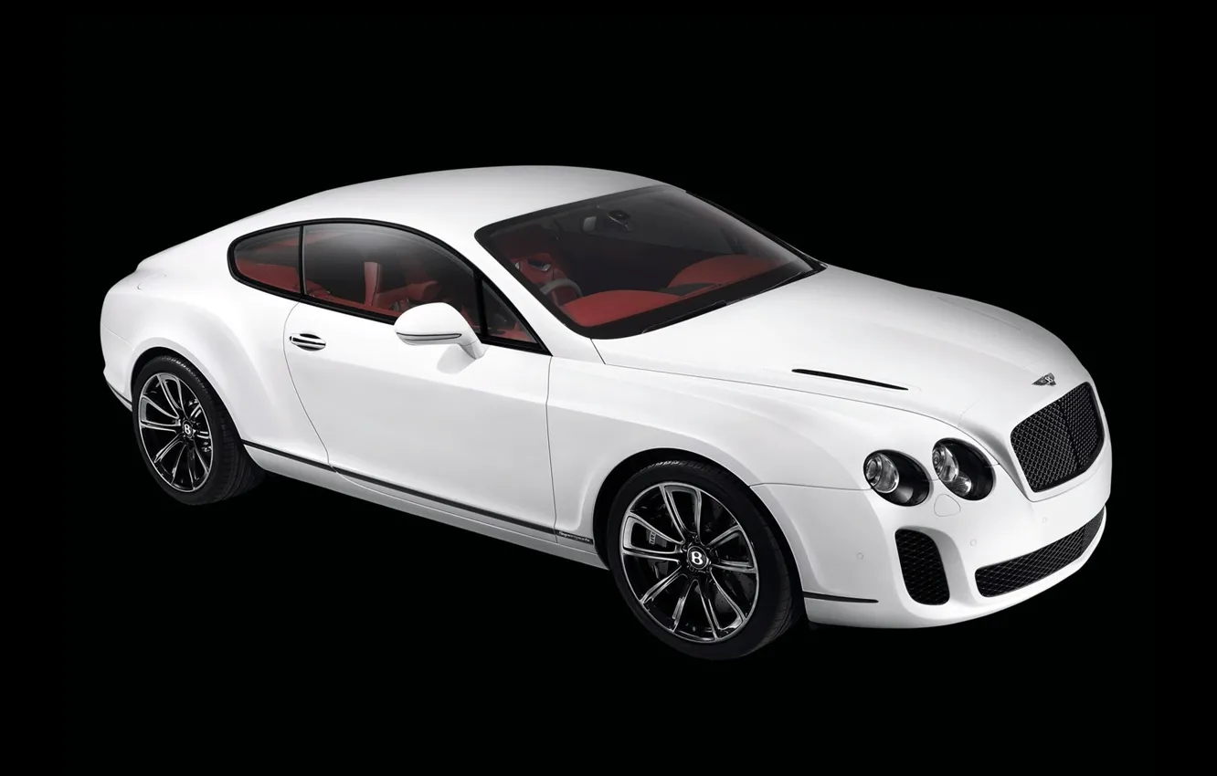 Photo wallpaper white, continental, bentley