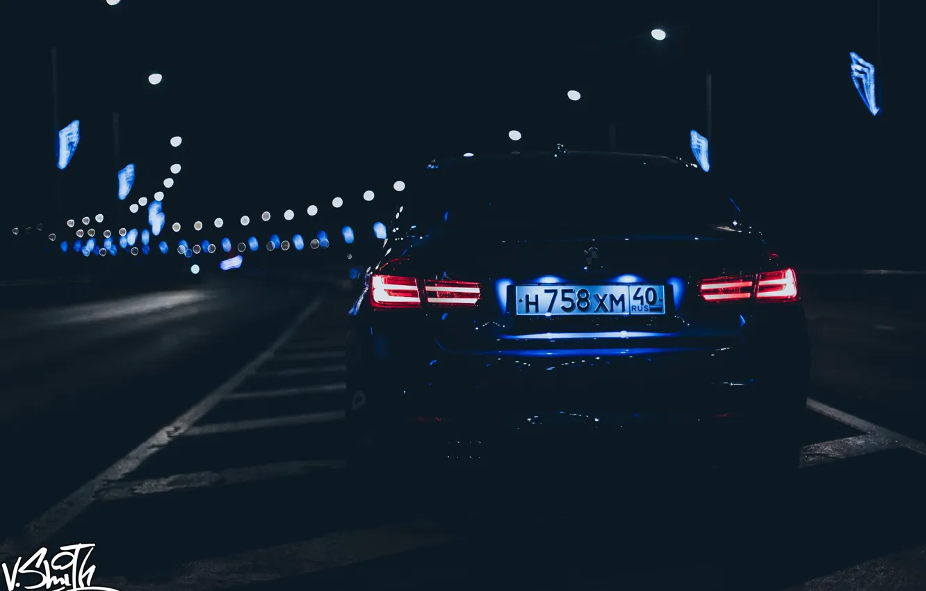 Photo wallpaper machine, auto, night, BMW, photographer, auto, photography, photographer