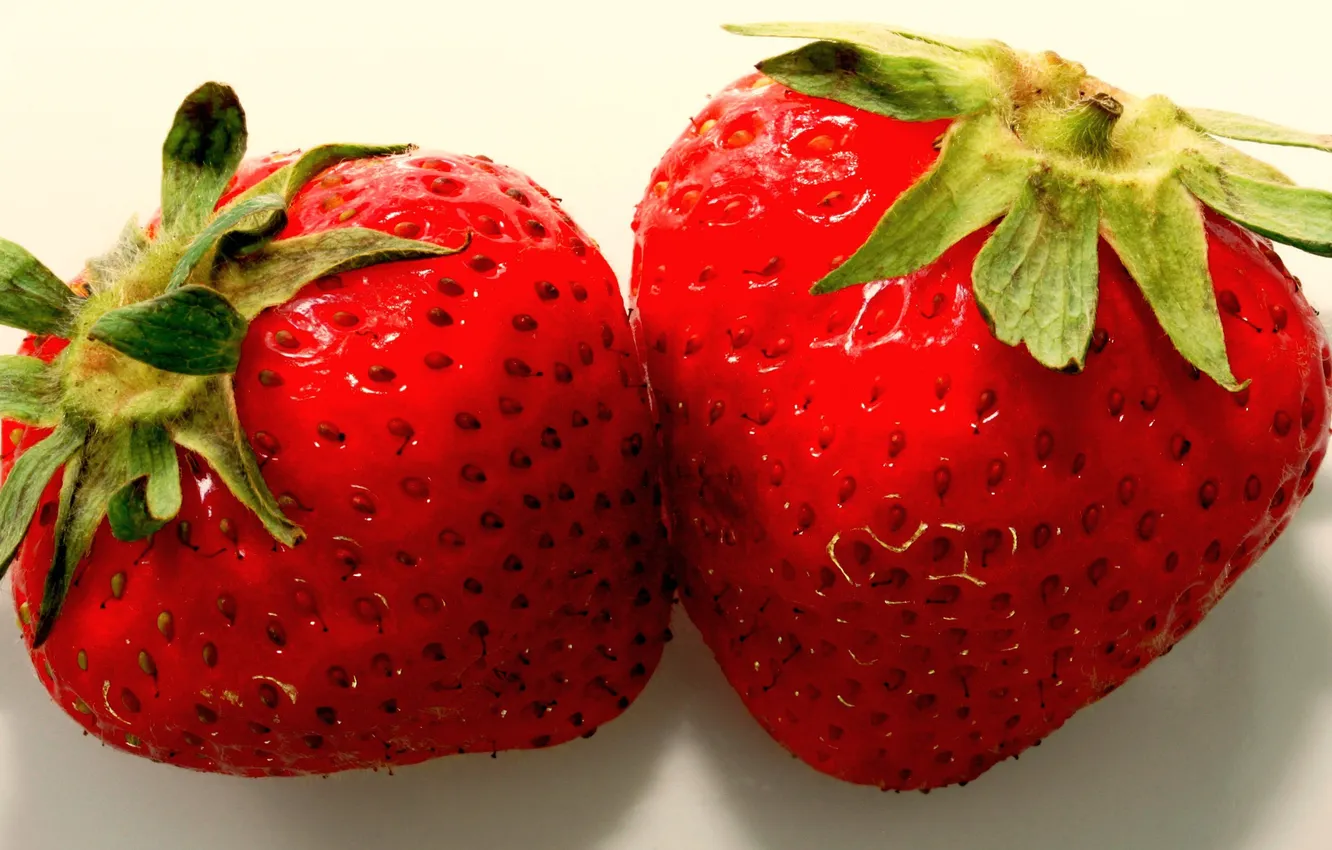 Photo wallpaper berries, background, strawberry