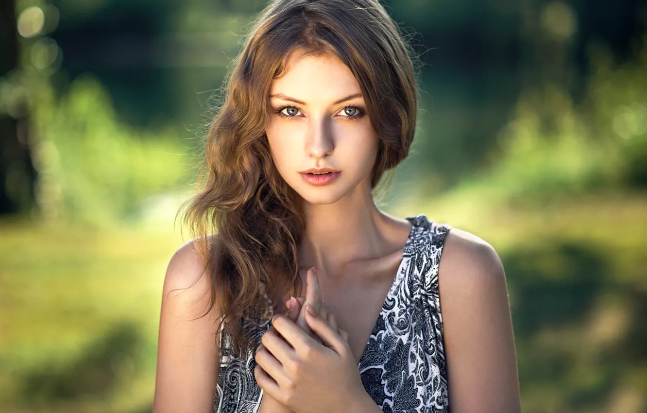 Photo wallpaper portrait, the beauty, Lea, Lods Franck