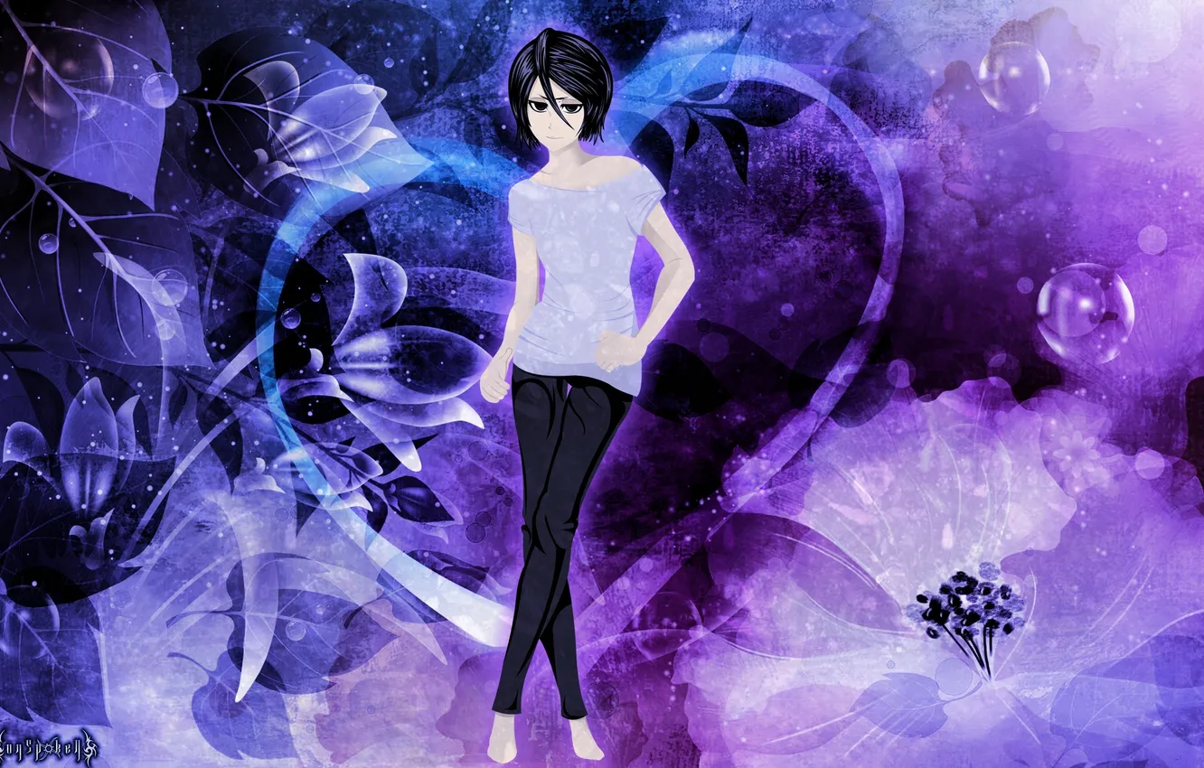 Photo wallpaper anime, Bleach, art, Kuchiki Rukia, the new season