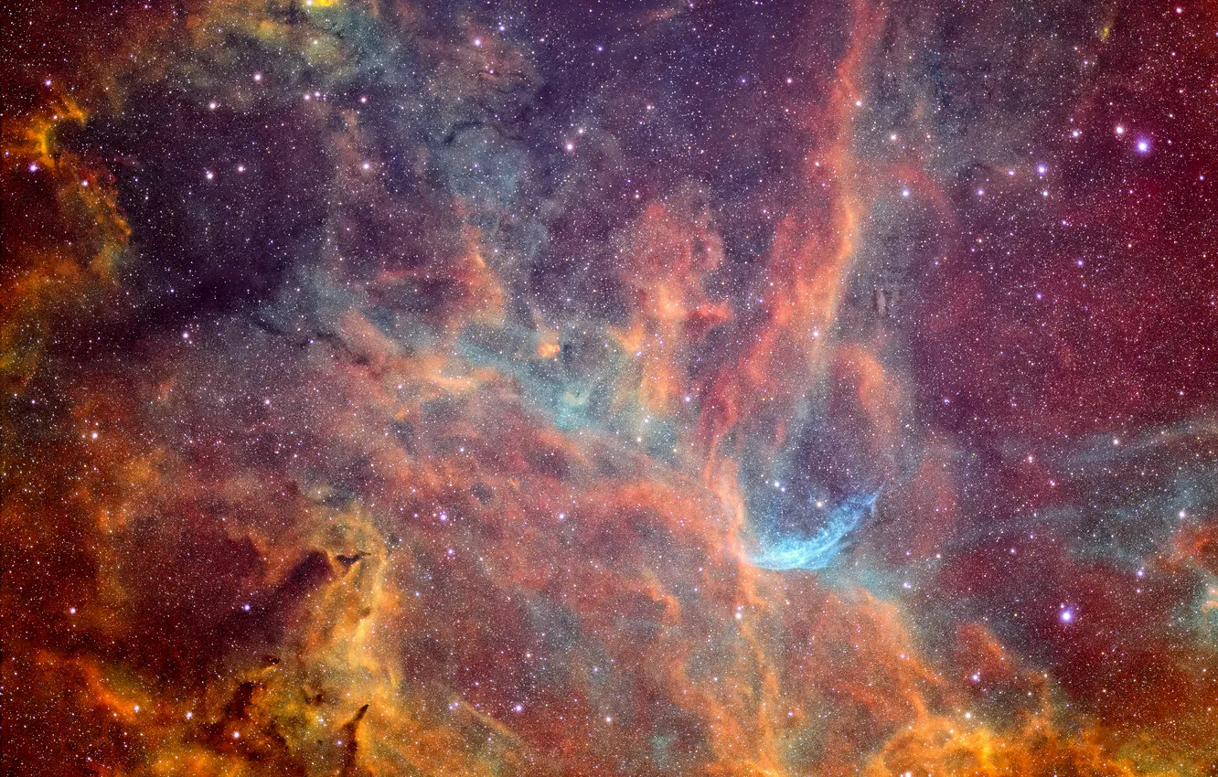 Photo wallpaper the sky, space, stars, the universe, galaxy, space, astrophotography